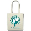Spreadshirt WikiLeaks And The Truth Will Set You Free Stoffbeutel Natur Schuhe & Handtaschen