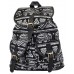 Leoodo Damen Rucksack ethno Elefanten Muster Daypacks für Reise Damen TascheSchwarz Koffer Rucksäcke & Taschen