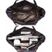 LOVEVOOK Geometrische Taschen 2pcs Damen Handtasche Faltbare Geldbörse Set Holographic Purse Leuchtende Brieftasche Shopper Koffer Rucksäcke & Taschen
