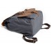 Neuleben Vintage Wasserdicht Rucksack Daypack aus Canvas Leder Damen Herren für Reise Outdoor Schule Braun Koffer Rucksäcke & Taschen