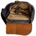 Neuleben Vintage Wasserdicht Rucksack Daypack aus Canvas Leder Damen Herren für Reise Outdoor Schule Braun Koffer Rucksäcke & Taschen