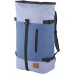Rada Roll Top Rucksack Daypack für Damen & Herren wasserabweisender u. Stabiler Tagesrucksack viel Platz stylisches Design Soft Blue Koffer Rucksäcke & Taschen