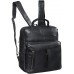 STILORD 'Toni' Lederrucksack Schwarz Vintage für Frauen Männer Daypack groß für DIN A4 Ordner 13.3 Zoll Laptop für Schule Uni Arbeit Echtes Leder Koffer Rucksäcke & Taschen