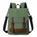 TAK Vintage Rucksack 2 in 1 Laptop Backpack mit USB Laptopfach Schulrucksack Tagesrucksack für Damen Herren Grün Koffer Rucksäcke & Taschen