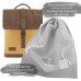 THE OZZERS Rucksack für Damen und Herren - Daypack aus veganen Leder und wasserabweisender Baumwolle - Schulrucksack mit Tablet- und Laptopfach - Wanderrucksack mit bequemer Rückenpolsterung Koffer Rucksäcke & Taschen