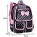 Kaxich Kinder Mädchen Rucksack Schulrucksack PU-Leder Prinzessin Stil Schultaschen Kinderrucksack für Teenage Maedchen 6-8 Jährige Koffer Rucksäcke & Taschen