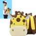 lujiaoshout Kleinkind-Kinder-Rucksäcke Nette Plüsch kleine Mädchen Jungen Tier Rucksäcke Schultertasche für Kinder unter 4 Jahren - Giraffe Koffer Rucksäcke & Taschen