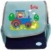 Mein Zwergenland Set 4 Kindergartenrucksack mit Brotdose und Turnbeutel Happy Knirps NEXT mit Name Blau Traktor Bauernhof Koffer Rucksäcke & Taschen