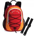 Set Junior Active Kinder Rucksack mit Netztaschen + Brustgurt GURTIES rot Koffer Rucksäcke & Taschen