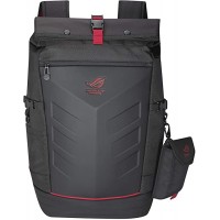 Asus ROG Ranger Backpack Gaming Rucksack für Notebooks bis zu 17 Zoll 26 Liter Extratasche für Zubehör wasserfest gepolstert schwarz Computer & Zubehör