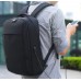 REYLEO Business Rucksack Herren und Damen Laptop Tasche Daypack für Dienstreise und Schule Wasserabweisend Schwarz - RB07 Computer & Zubehör