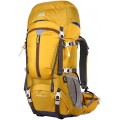 Eshow Trekkingrucksäcke Wanderrucksäcke Reiserucksack für Reisen Wandern und Bergsteigen Wasserdicht Ultraleicht 50L 31*60*23 mit Regenabdeckung Gelb Koffer Rucksäcke & Taschen