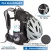 HiLo sports Radrucksack Allrounder 14 Liter - Fahrradrucksack mit Rücken Ventilationssystem - Wasserabweisender MTB Rucksack Sport - Tages Rucksack schwarz Koffer Rucksäcke & Taschen