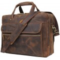 Augus Aktentasche aus Leder für Herren Business Reise Messenger Bag 15 6 Zoll Laptop Tasche Braun braun Einheitsgröße Koffer Rucksäcke & Taschen