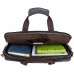 BAOSHA Leinwand Herren Aktentasche Businesstaschen Laptoptasche für 14~17 Zoll Laptop Notebook Arbeitstasche Schwarz Koffer Rucksäcke & Taschen