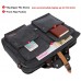 BAOSHA Leinwand Herren Aktentasche Businesstaschen Laptoptasche für 14~17 Zoll Laptop Notebook Arbeitstasche Schwarz Koffer Rucksäcke & Taschen