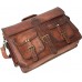 DHK 45 7 cm handgemachte vintage Leder Messenger-Tasche Koffer Rucksäcke & Taschen
