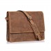 DONBOLSO Barcelona Messenger Bag Leder I Umhängetasche für Laptop I Aktentasche für Notebook I Tasche für Damen und Herren Braun Koffer Rucksäcke & Taschen