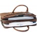 STILORD 'Dante' Business-Tasche Leder groß Elegante Aktentasche Umhängetasche Laptoptasche 15.6 Zoll echtes Rindsleder Herren Damen FarbeSepia - braun Koffer Rucksäcke & Taschen