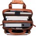 STILORD 'Experience' Vintage Lehrertasche Leder groß für Herren Damen XL Aktentasche Business Schulter- oder Umhängetasche für Laptop Trolley aufsteckbar FarbeCognac - braun Koffer Rucksäcke & Taschen