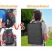 ZINZ Schlank und Erweiterbar 15 15 6 16 Zoll Laptop Rucksack Wasserdicht Notebook Tasche für Männer und Frauen - Dunkelgrau Koffer Rucksäcke & Taschen