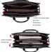 Aktentasche für Frauen Leder Schlank Damen Aktenkoffer Business Arbeitstasche passen 15.6 Zoll Laptop Dunkelblau Koffer Rucksäcke & Taschen