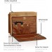 ETAVI® Messenger Tasche Montana Leder | Arbeitstasche für 16 Laptops | Laptoptasche mit Trageschlaufe Braun Koffer Rucksäcke & Taschen