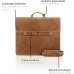 ETAVI® Messenger Tasche Montana Leder | Arbeitstasche für 16 Laptops | Laptoptasche mit Trageschlaufe Braun Koffer Rucksäcke & Taschen