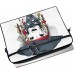 Laptop-Schultertasche mit Cocker Spaniel-Hund in Piratenhut Reise-Aktentasche für Männer und Frauen Business tragbare Tragetasche für Computer Laptop Handtasche für Notebook und Tablet Koffer Rucksäcke & Taschen