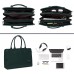 MOSISO Laptop Einkaufstasche Premium PU Leder Große Koffer Rucksäcke & Taschen
