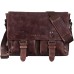 STILORD 'Hunter' Leder Aktentasche 13 Zoll Laptoptasche Vintage Umhängetasche für Herren Damen Businesstasche aus Echtem Leder FarbeMessina - braun Koffer Rucksäcke & Taschen