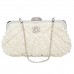 BAIGIO Damen Clutch Perlen Strass Abendtasche Vintage Handtasche für Hochzeit Party Bankett Schuhe & Handtaschen