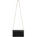 Caspar TA413 Damen elegante Clutch Tasche Abendtasche mit langer Kette Farbeschwarz GrößeOne Size Schuhe & Handtaschen