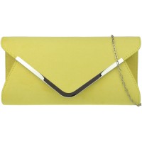 Girly Handbags Damen Clutch Gelb gelb Schuhe & Handtaschen
