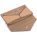 styleBREAKER Envelope Clutch im Kuvert Design mit Nieten 2-Tone Washed Vintage Look Abendtasche Damen 02012172 FarbeTaupe Schuhe & Handtaschen
