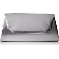 Tamaris Damen Grazia Clutch Bag Clutch Silber Silver Schuhe & Handtaschen