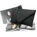 Vain Secrets© Abendtasche Umschlag Clutch mit Schulterriemen in 3 Farben Silber Schuhe & Handtaschen