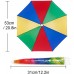 3 Stücke Regenbogen Regenschirm Mützen Angeln Cap Sonnenschirm Stirnband Koffer Rucksäcke & Taschen