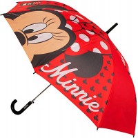 alles-meine.de GmbH großer XL Regenschirm - AUTOMATIK - Disney - Minnie Mouse - rot - Kinderschirm Ø 95 cm Kinder - groß Stockschirm mit Griff - Regenschirme - für Mädchen .. Koffer Rucksäcke & Taschen