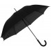 Baciami Regenschirm Herren & Damen - Großer Langschirm mit AUF-Automatik Wind- und Sturmfest ⌀ 90cm Schwarz Koffer Rucksäcke & Taschen