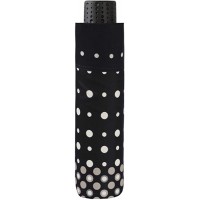 doppler Taschenschirm Fiber Havanna Pearl – Sehr leicht – Praktische Größe – 22 cm – Schwarz Koffer Rucksäcke & Taschen