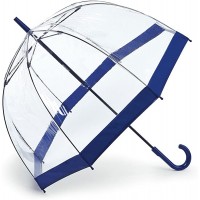 Fulton Damen Regenschirm - Blau - Navy Border - Einheitsgröße Koffer Rucksäcke & Taschen