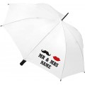 Herz & Heim® Hochzeits-Schirm mit Personalisierung - Motiv zur Auswahl Mr & Mrs Koffer Rucksäcke & Taschen