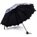 iLoveDeco Farbwechsel Regenschirm TaschenschirmSchmetterlingsmuster 8 verstärkten Rippen kompakte Winddichte Leicht Sonnenschirm Regenschirm mit Anti-UV-Schutz Farbwechsel bei Regen Koffer Rucksäcke & Taschen