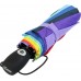 iX-brella extra Stabiler Regenschirm 10-teilig Auf-Zu-Automatik - Regenbogen bunt Koffer Rucksäcke & Taschen