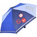 Kinder Regenschirm Taschenschirm Schultaschenschirm mit Reflektorstreifen extra leicht für Jungen Koffer Rucksäcke & Taschen