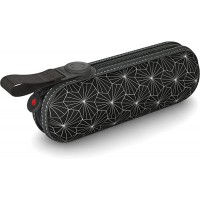 Knirps Taschenschirm X1 Design – Kleinster Regenschirm von Knirps – Leicht und kompakt –Sturmfest – Black Koffer Rucksäcke & Taschen