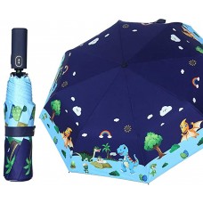 Levoberg Regenschirm Kinder Taschenschirm Taschenschirm Kinder Automatik Wasserabweisende und UV-Schutz Auf-Zu-Automatik 8-Rippe leicht faltbar und kompakt 350g Koffer Rucksäcke & Taschen