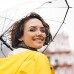 Minuma® Regenschirm XXL | durchsichtig klar und extra groß 128 x 98 cm | mit praktischem Öffnungsmechanismus und ergonomischem Griff | Schirm auch für Paare geeignet Koffer Rucksäcke & Taschen