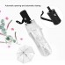 Mumusuki Hochwertige tragbare modische transparente automatische DREI Falten Regenschirm für den Außenbereich Koffer Rucksäcke & Taschen